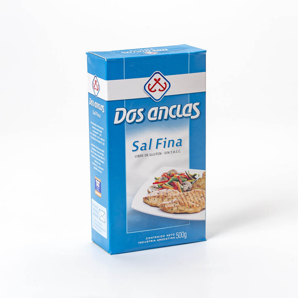 Sal Fina Estuche Dos Anclas 500 Grs