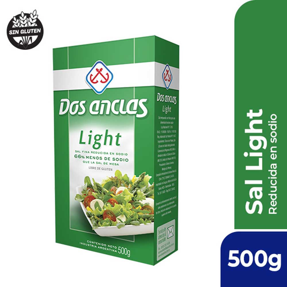 Sal Fina Light Estuche Dos Anclas 500 Grs