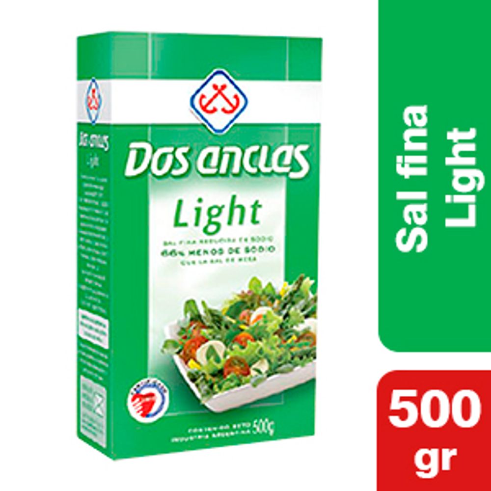 Sal Fina Light Salero Dos Anclas 100 Grs