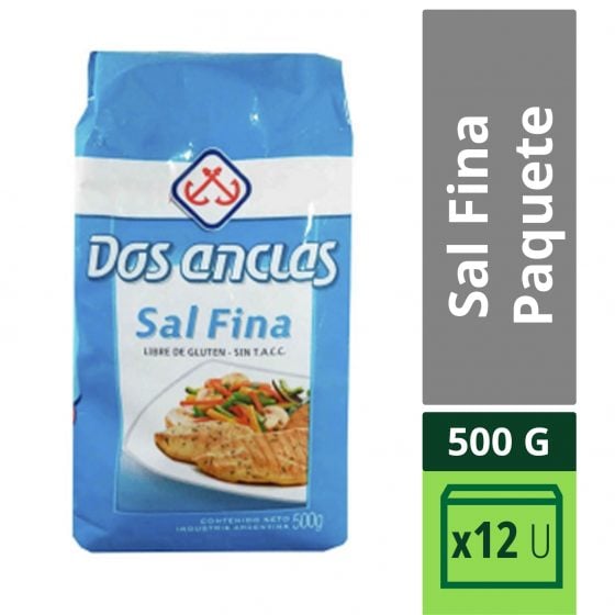 Sal Fina Paquete Dos Anclas 500 Grs