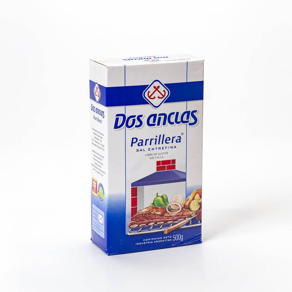 Sal Parrillera Entrefina Dos Anclas 500 Grs