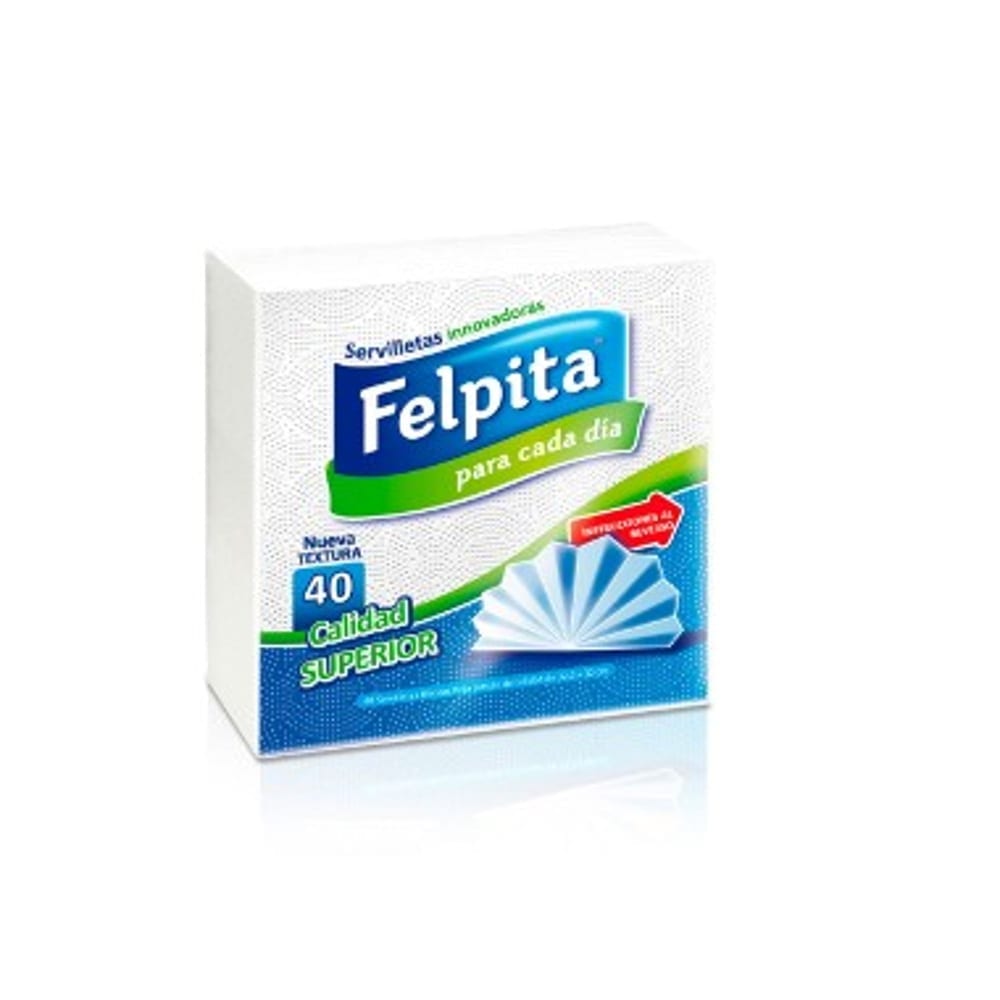 Servilletas Blancas Calidad Superior Felpita 40 Un