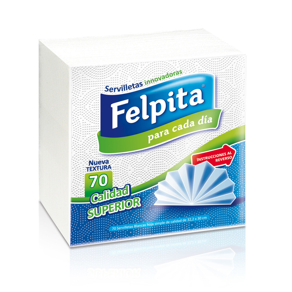 Servilletas Blancas Granel Felpita 1008 Un