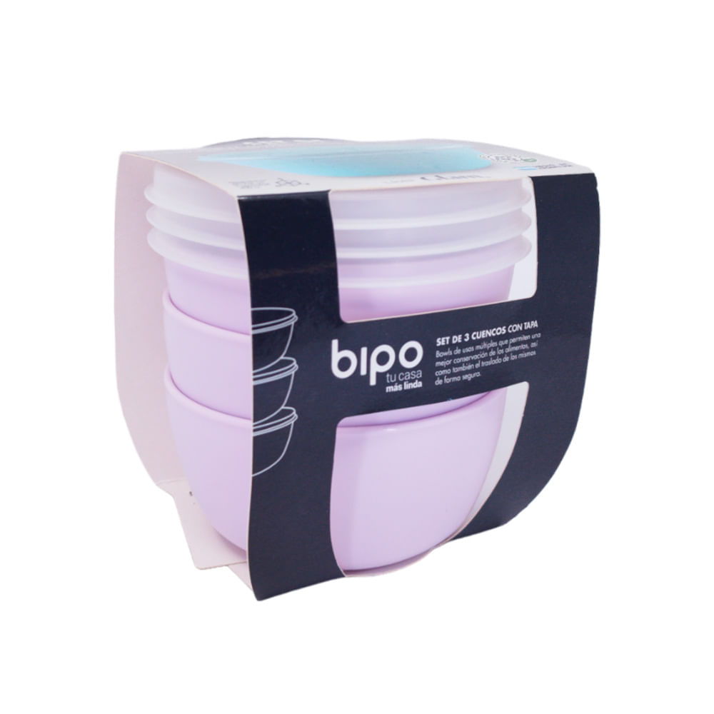 Set Jarro Plato y Cuchara Lila Bipo 3 Un