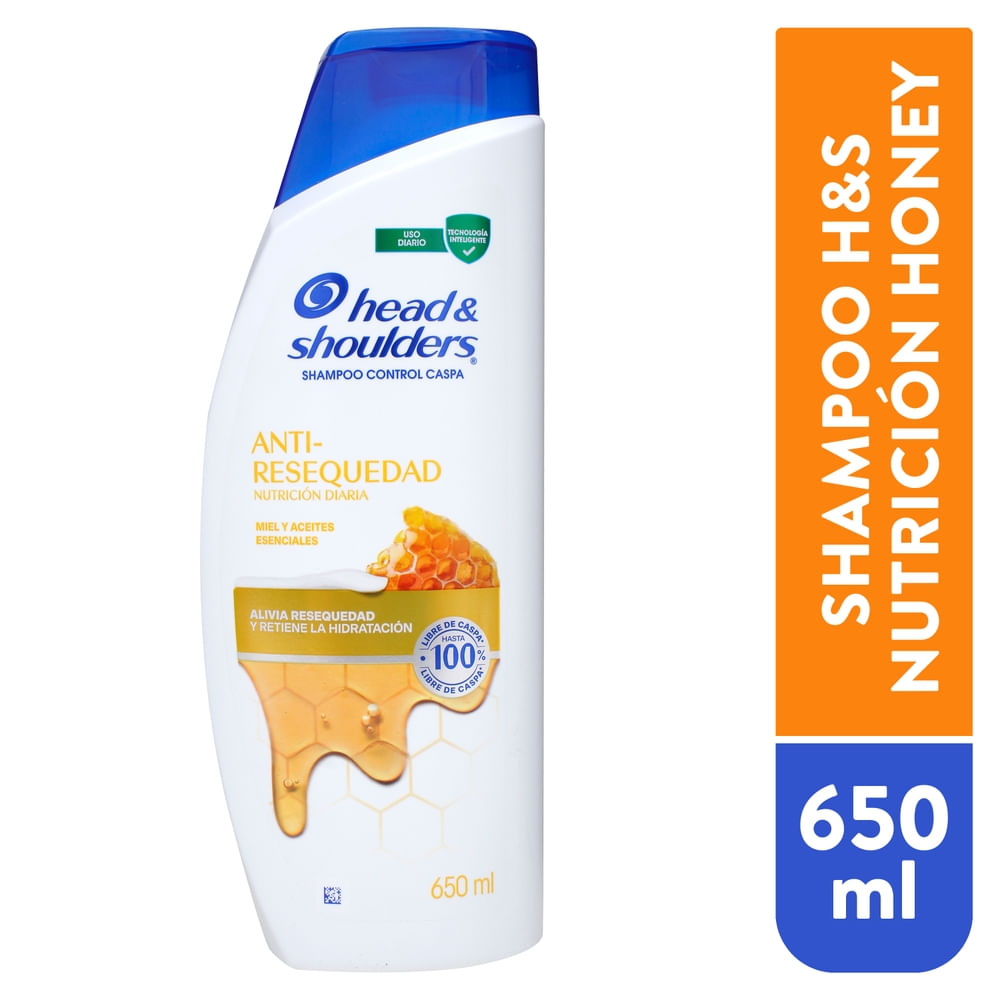 Shampoo Anti-Resequedad Miel y Aceites Head & Shoulders 375 ml