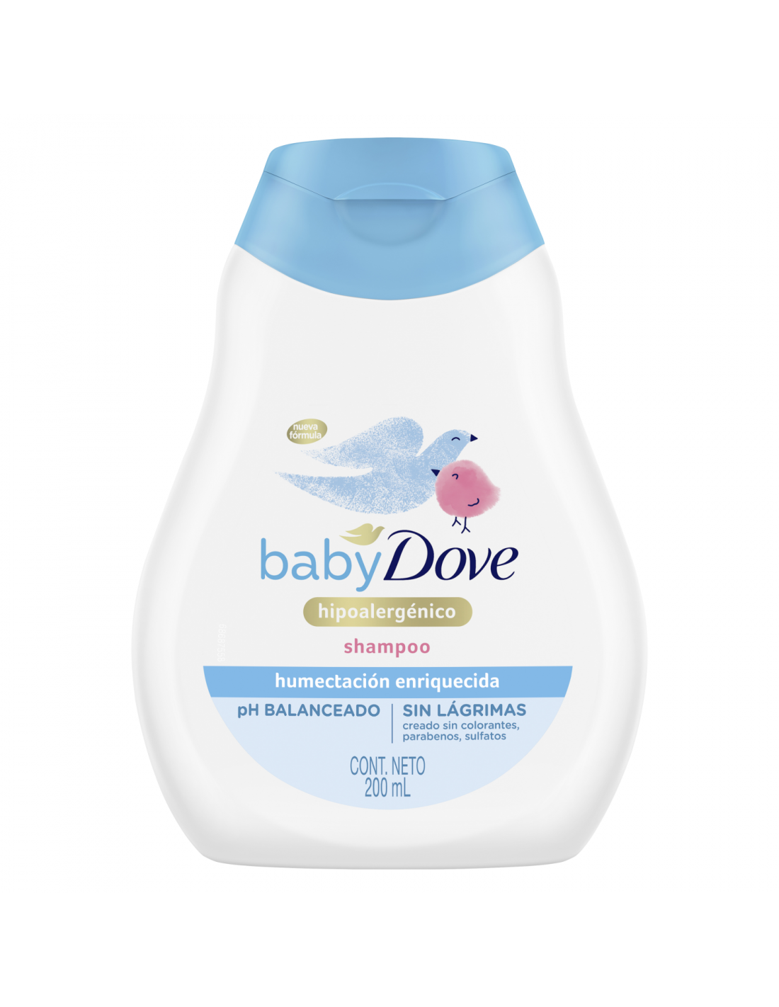 Shampoo Baby Humectacion Enriquecida Dove 200 ml