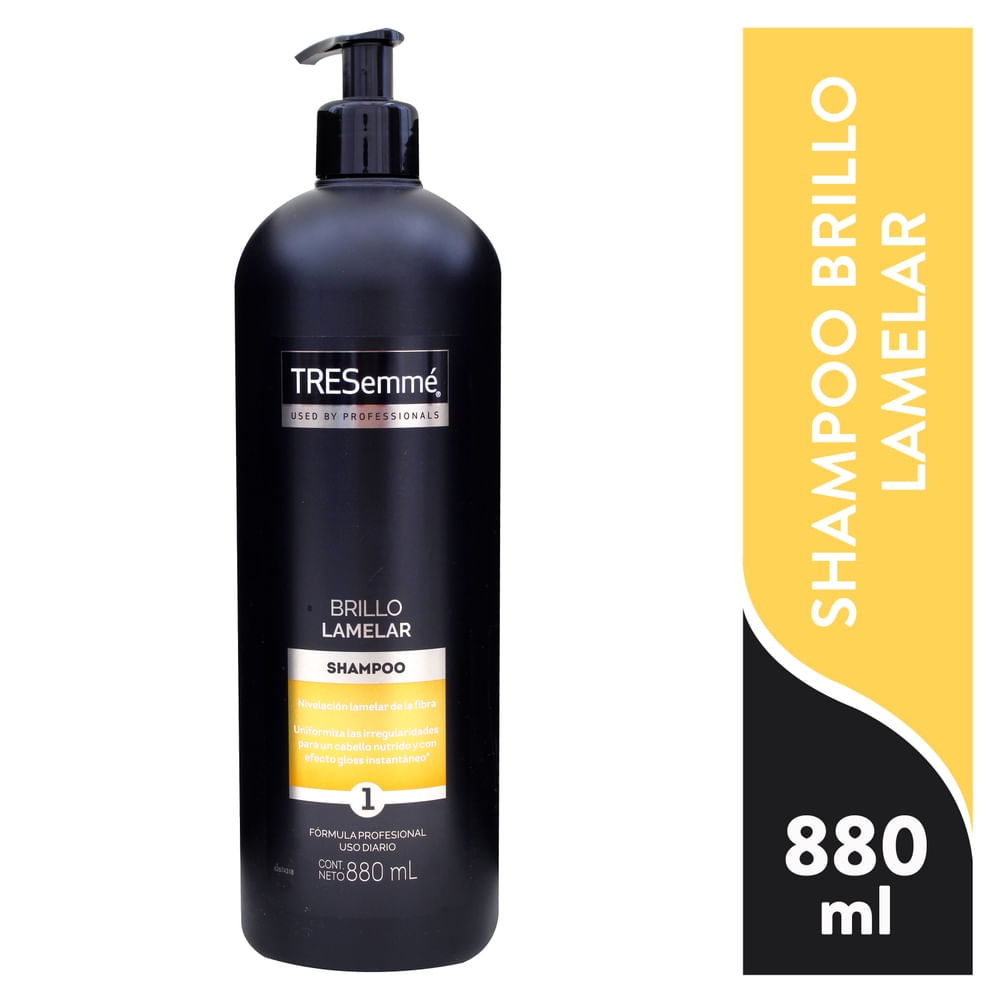 Shampoo Brillo Lamelar Tresemme 880 ml