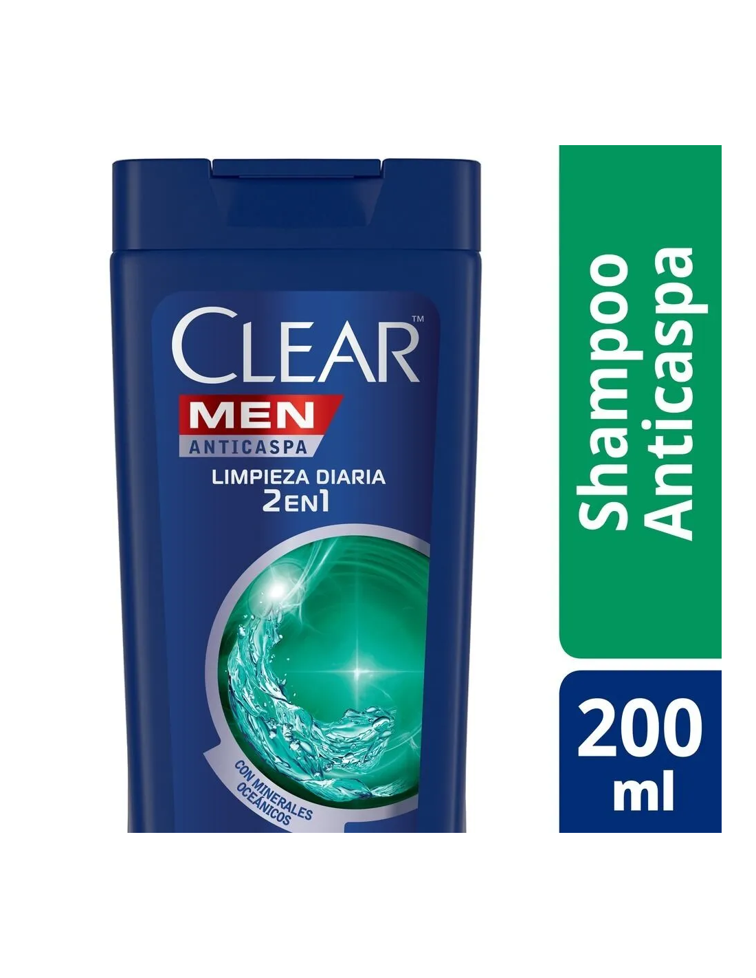 Shampoo Dual Effect 2en1 Men Clear 200 ml