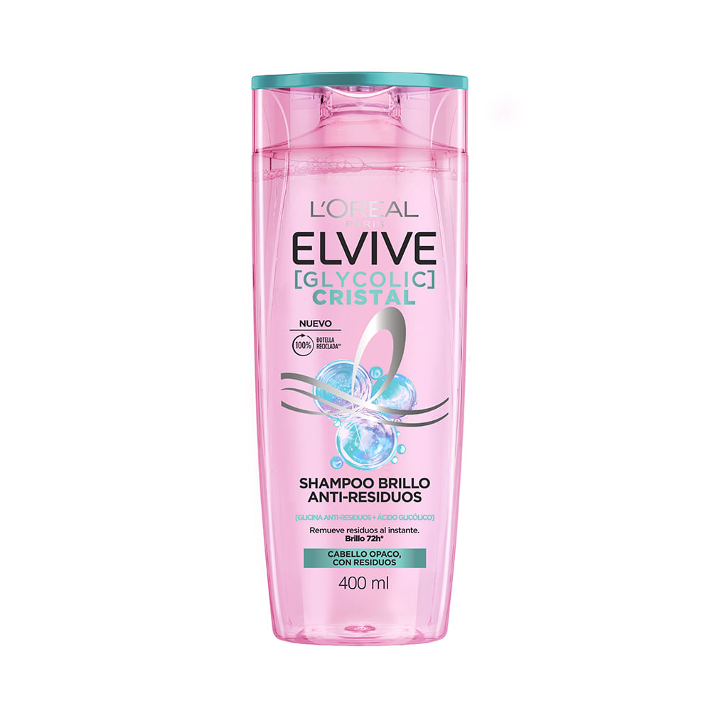 Shampoo Glycolic Cristal Elvive 400 ml