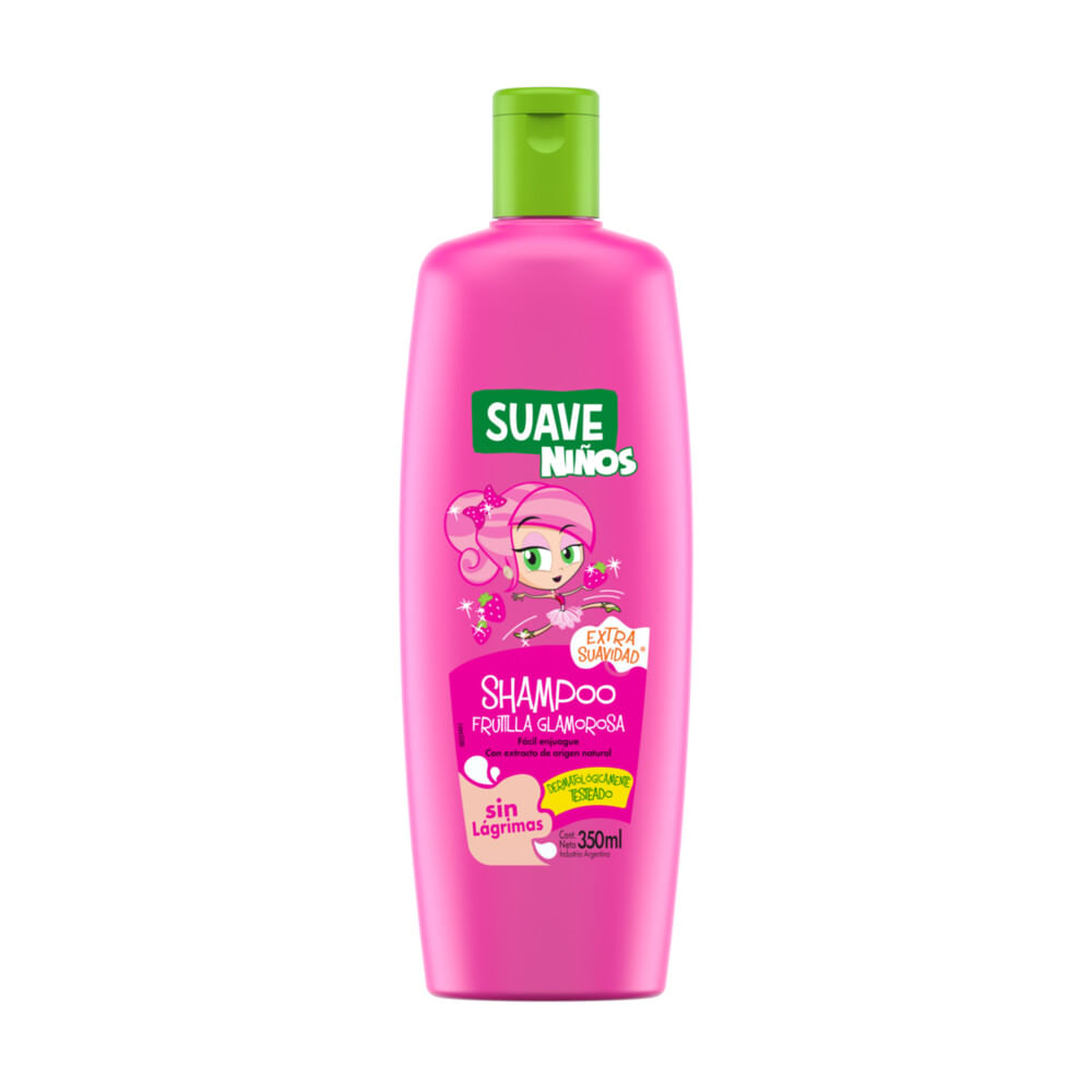 Shampoo Kids Frutilla Glamorosa Suave 350 ml