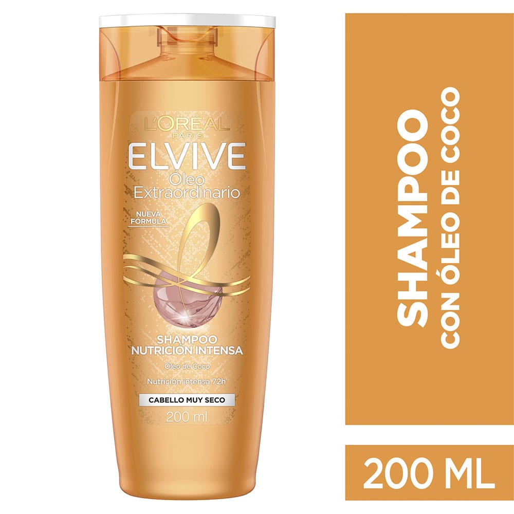 Shampoo Oleo Extraordinario Coco Elvive 200 ml