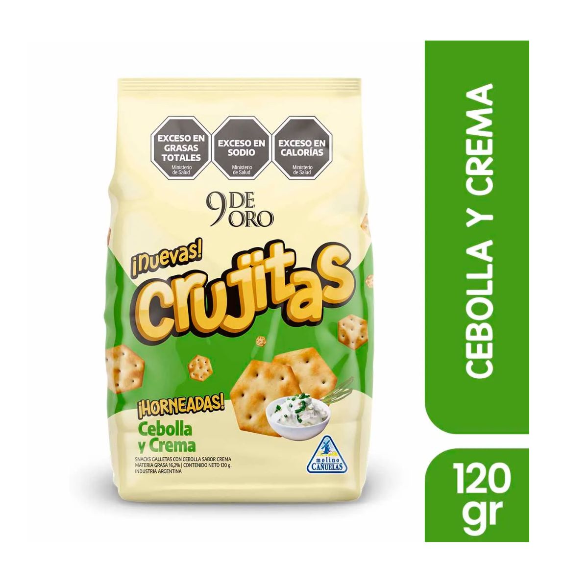 Snack Cebolla y Crema Molinos Ala 80 Grs