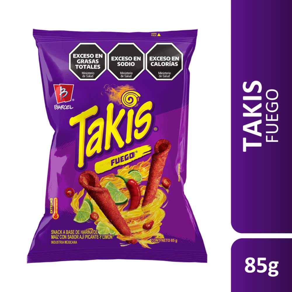 Snack Intense Takis 85 Grs