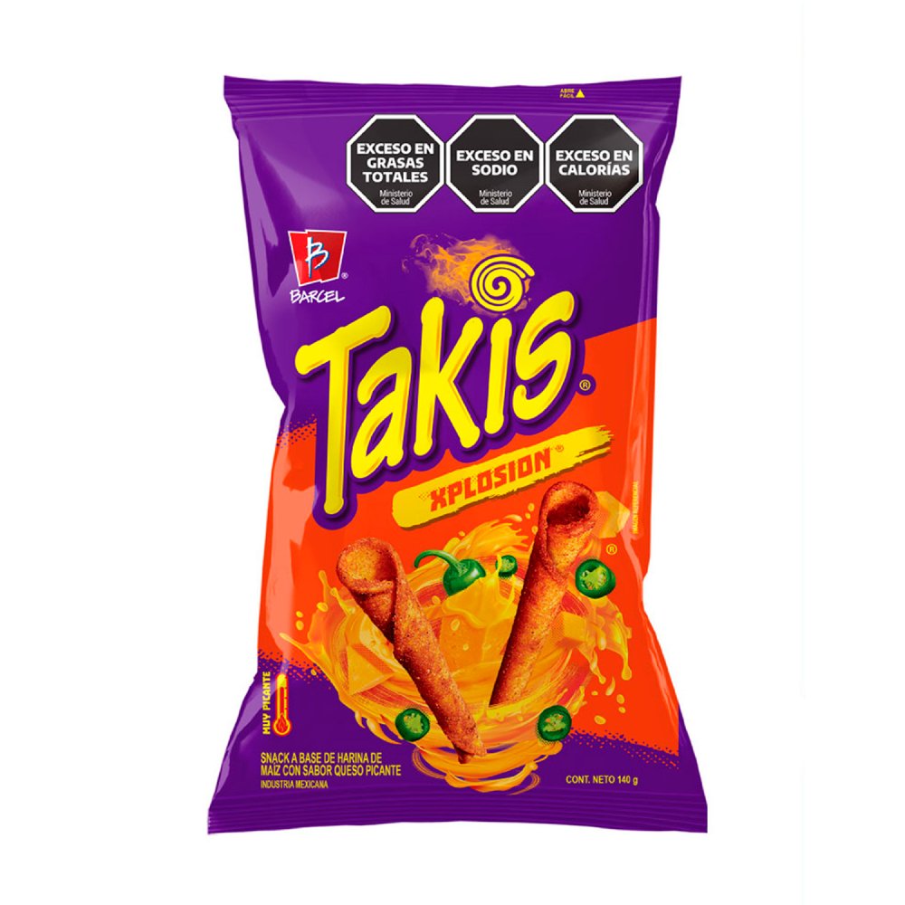 Snack Xplosion Takis 140 Grs