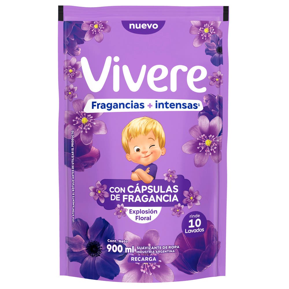 Suavizante Clasico Explosion Floral DP Vivere 900 ml