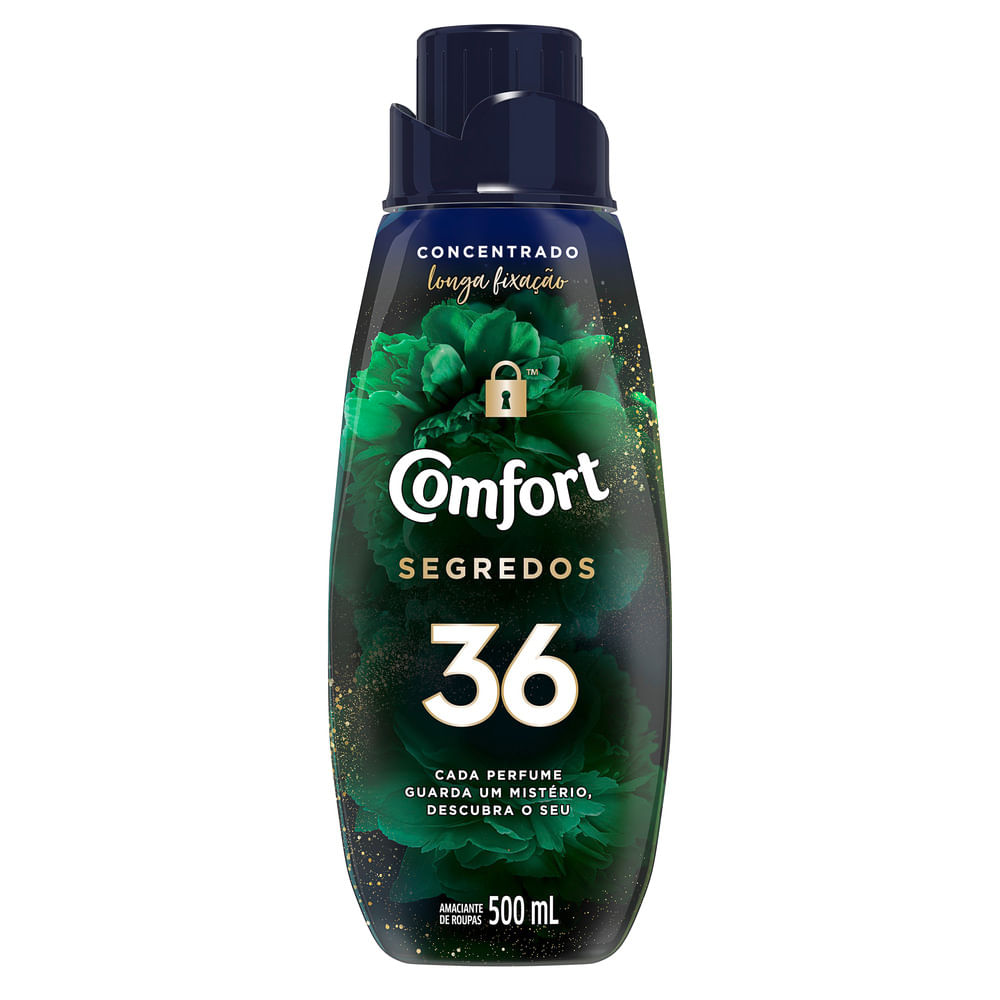 Suavizante Concentrado Segredos 36 Comfort 500 ml