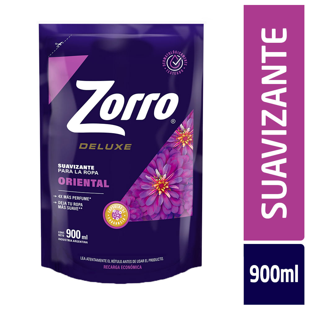 Suavizante Deluxe Oriental DP Zorro 900 ml