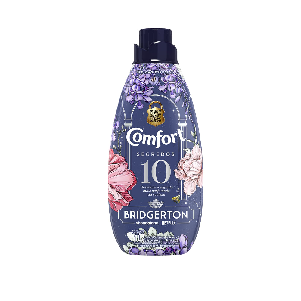 Suavizante Segredos 10 Bridgerton Comfort 1 Lts