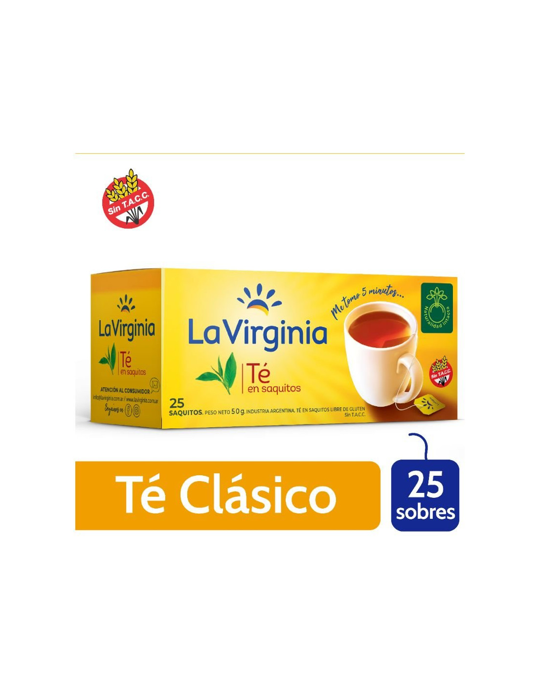 Te en Saquitos Naturalidad Intacta La Virginia 25 Saq