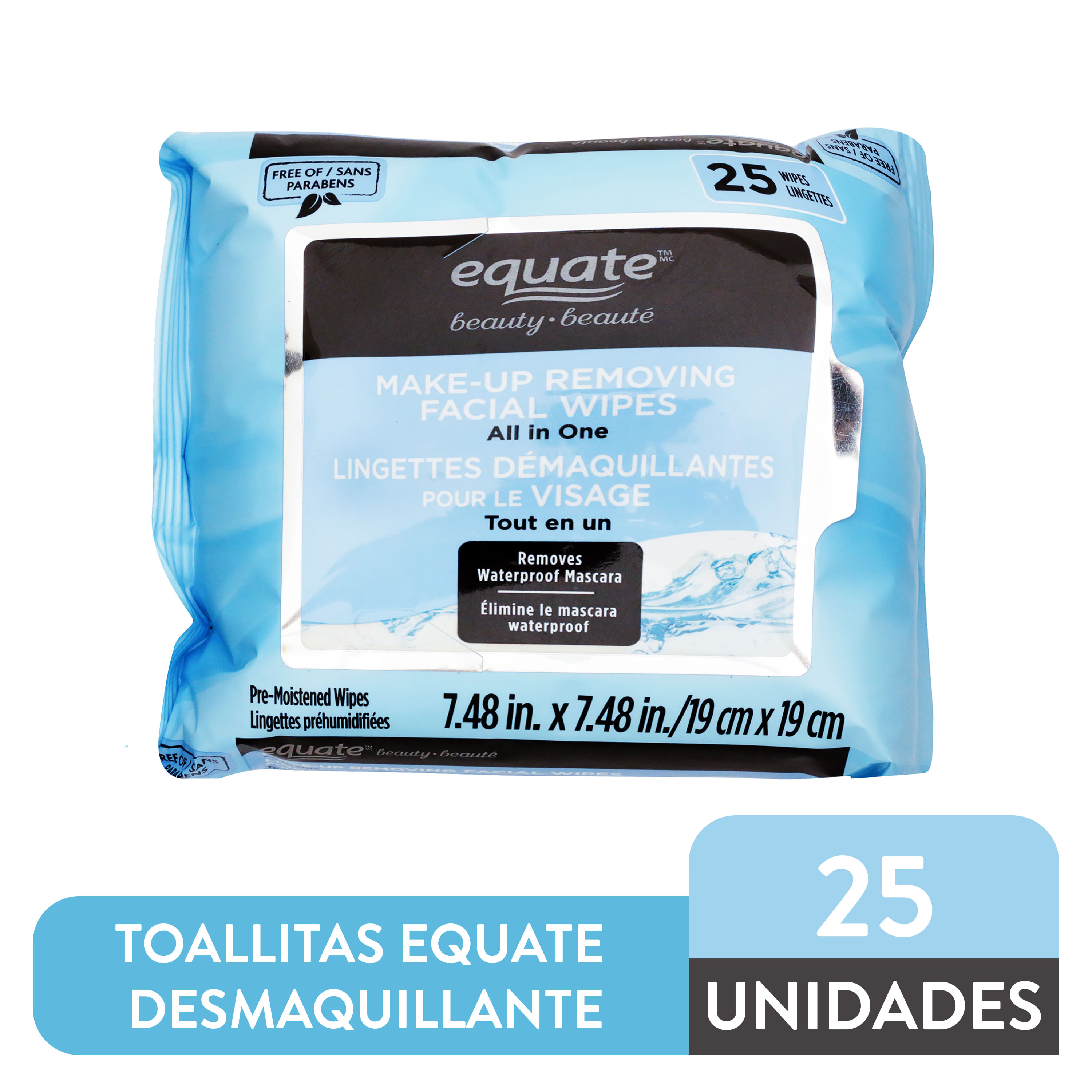 Toallitas Desmaquillantes Exfoliantes Q-Soft 25 Un