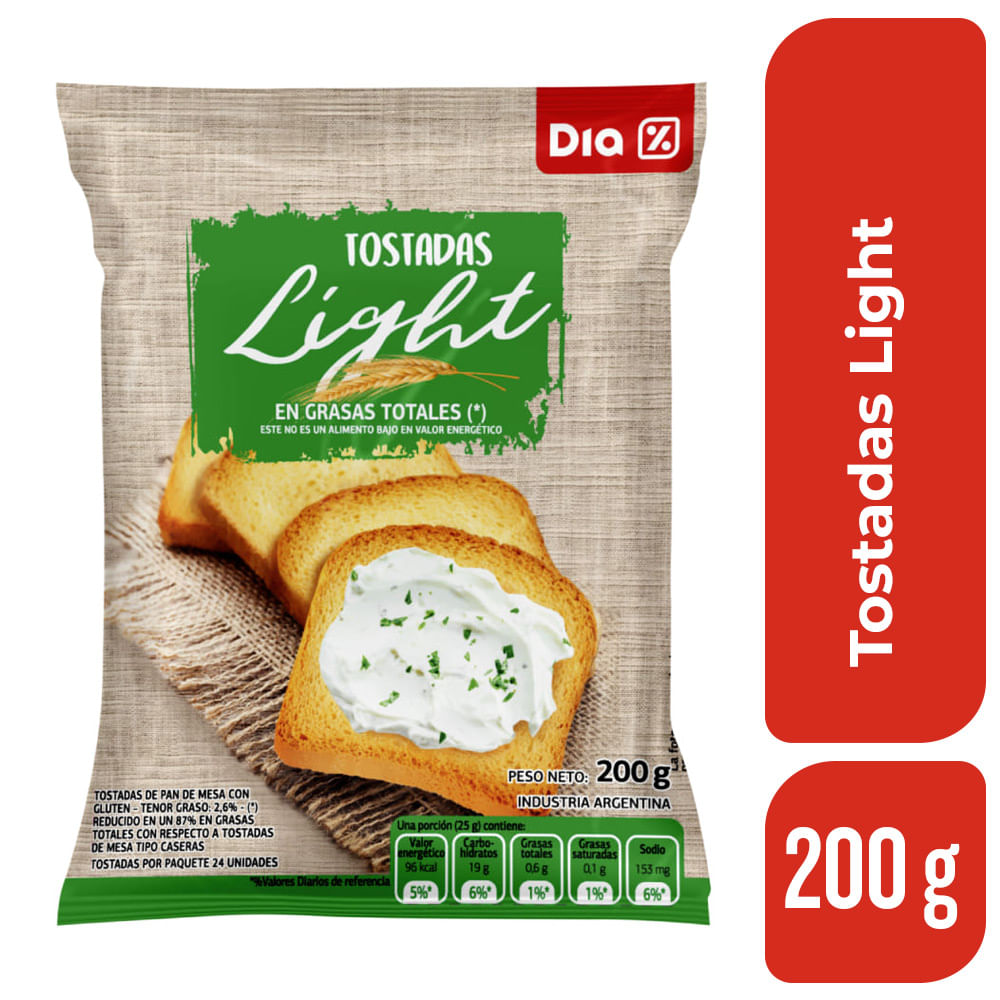 Tostadas Light AlaMesa 200 Grs