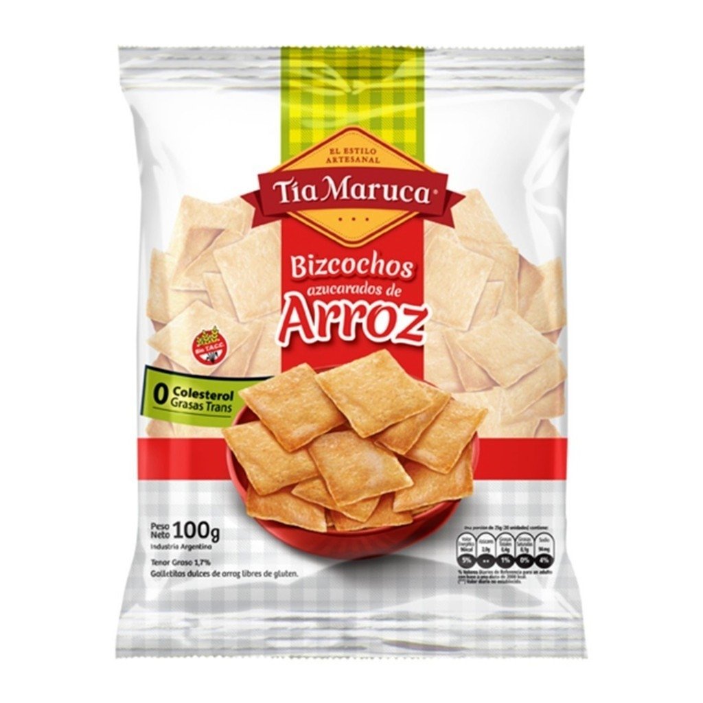 Tostadas de Arroz S/TACC Tia Maruca 120 Grs