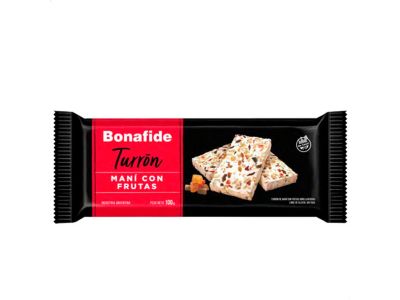 Turron de Mani C/Frutas Bonafide 100 Grs