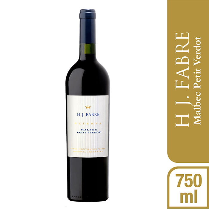 Vino Malbec Petit Verdot Fabre Montmayour 750 cc