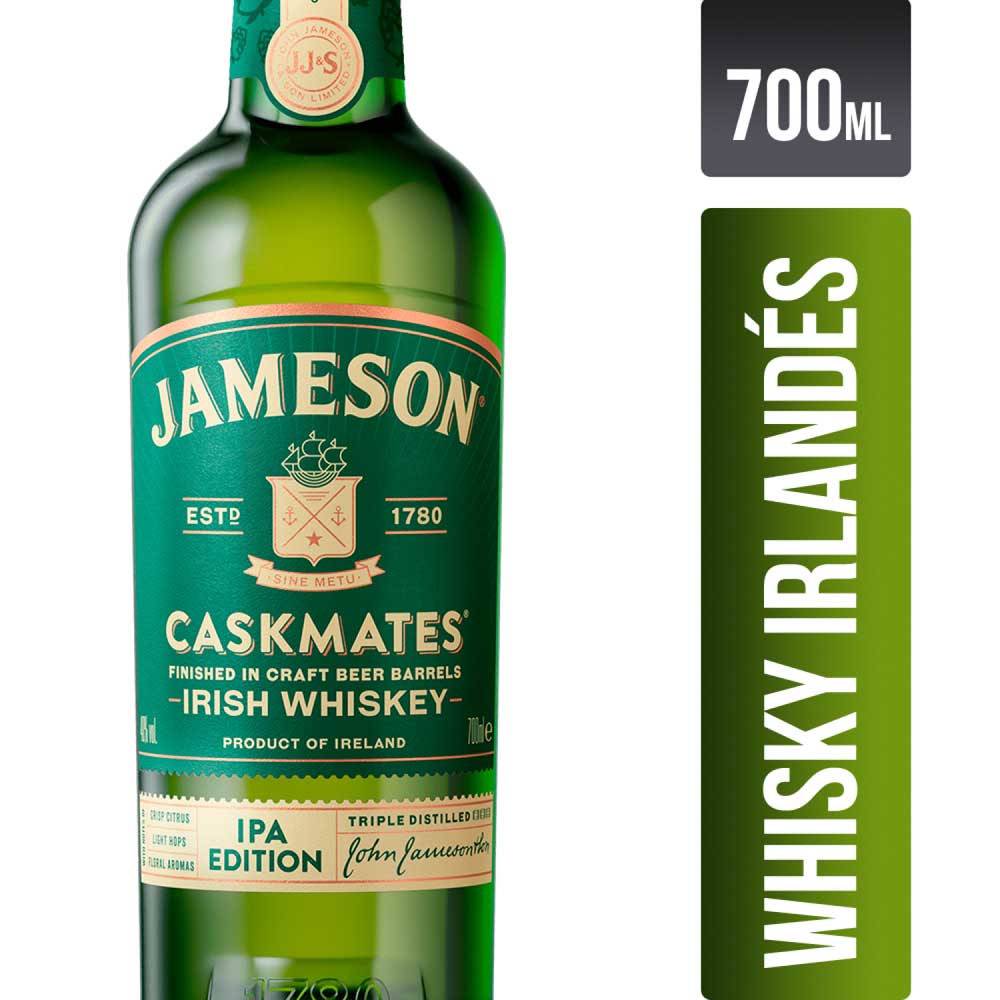 Whisky Caskmates Ipa Jameson 700 cc
